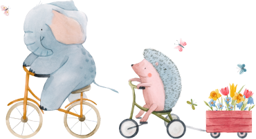 Cute elephant riding